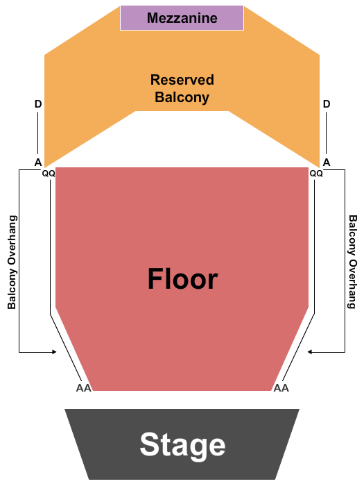 The Queen - Wilmington Seating Chart